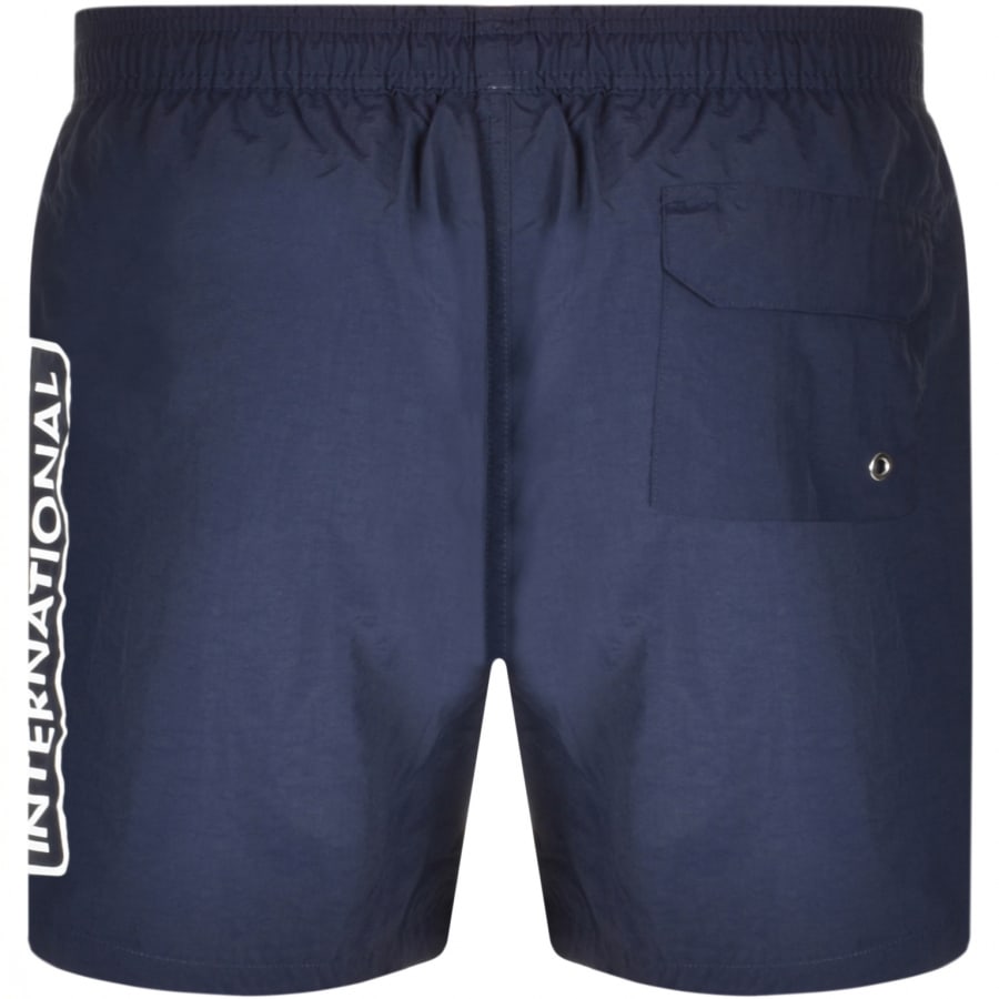 Alternative Image for ProductBarbour International Logo Swim Shorts Navy2
